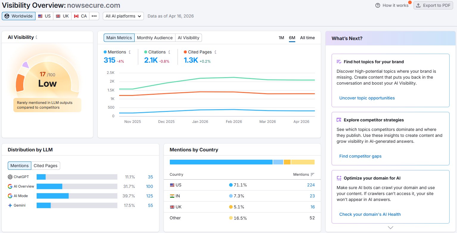 NowSecure AI Visibility